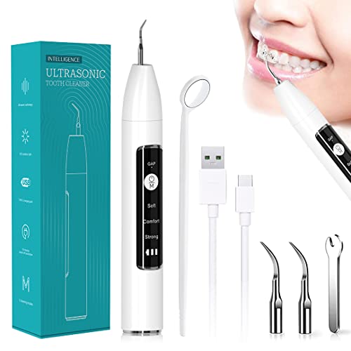 HANNEA Ultrasonic Plaque Remover Electric Plaque Remover with 480P Camera, 3 Working Modes, Cordless Electric Plaque Remover with 2 Bits and Oral Mirror, Remove Teeth Stain Tartar Plaque Calculus HANNEA Ultrasonic Plaque Remover Electric Plaque Remover with 480P Camera, 3 Working Modes, Cordless Electric Plaque Remover with 2 Bits and Oral Mirror, Remove Teeth Stain Tartar Plaque Calculus